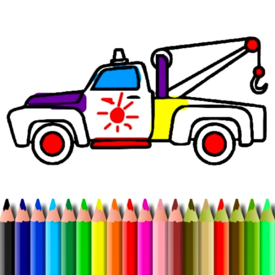 BTS Trucks Coloring Book