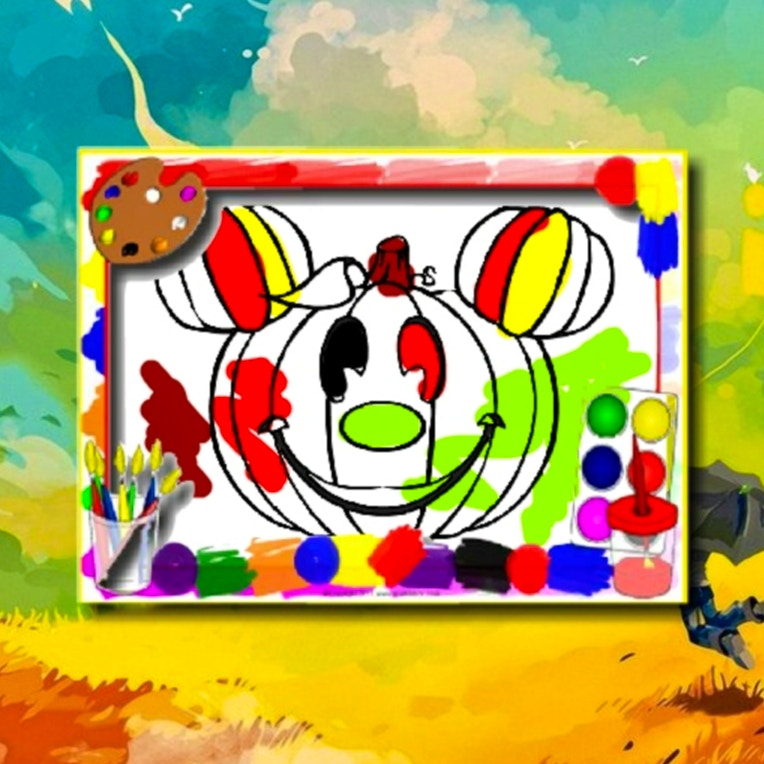 Halloween Coloring Book Game