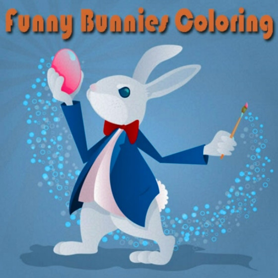 Funny Bunnies Coloring