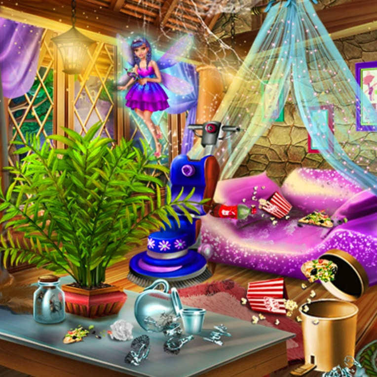 Fairy House Cleaning game