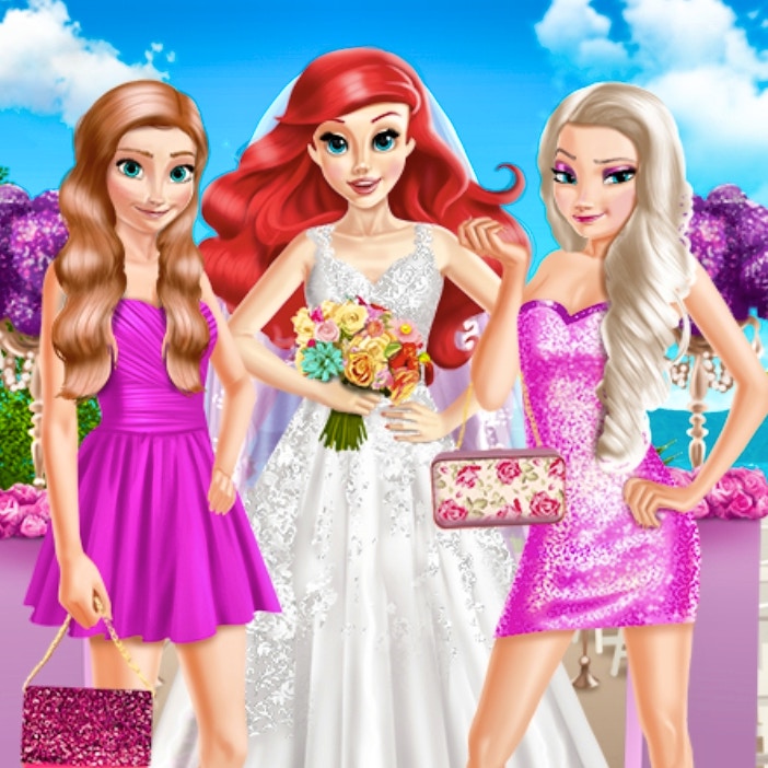 Mermaid Princess Wedding Day