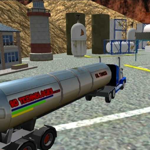 Oil Tanker Truck Drive