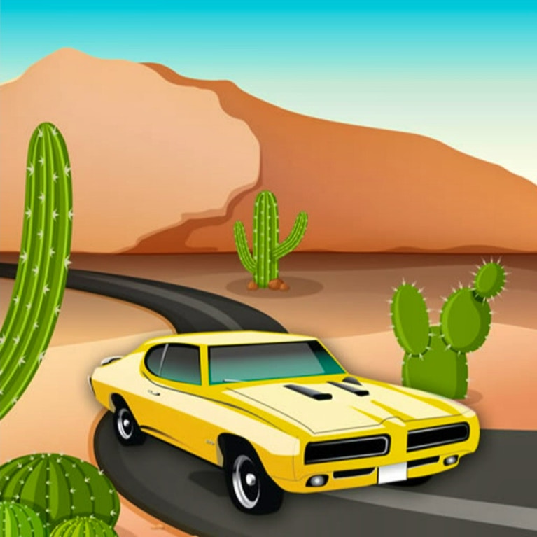 Desert Car Race