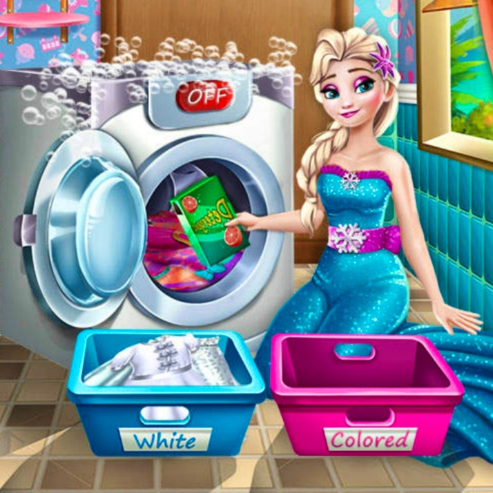 Ice Queen Laundry Day