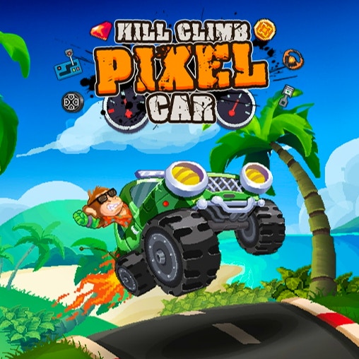 Hill Climb Pixel Car