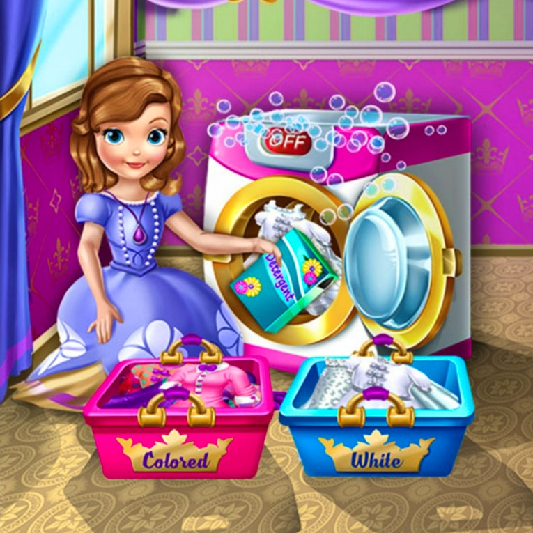 Young Princess Laundry Day