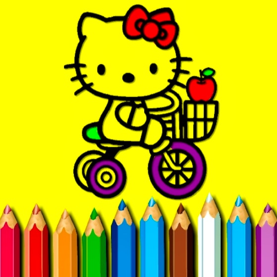 BTS Sweet Kitty Coloring