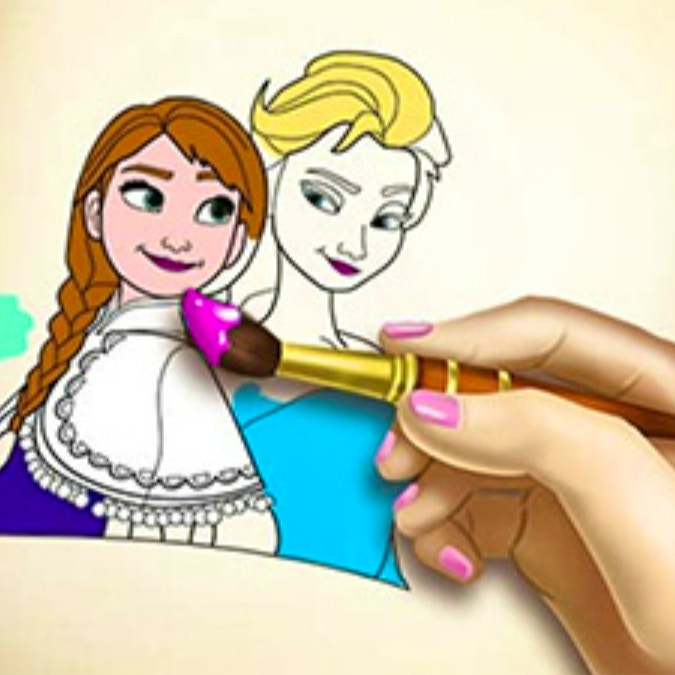 Ice Kingdom Coloring Book