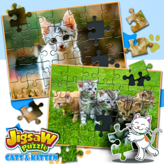 Jigsaw Puzzle Cats and Kitten