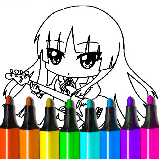 Chibi Anime Coloring Pages game
