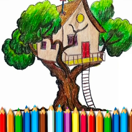 BTS Tree House Coloring Book