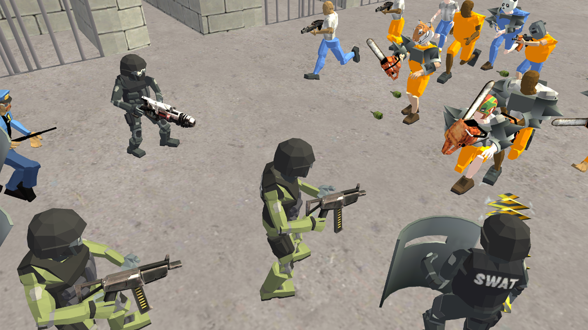 Battle Simulator: Prison and Police