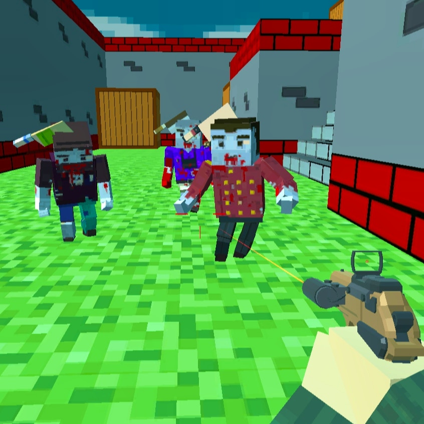 Blocky Warfare The Aweper Zombie preview
