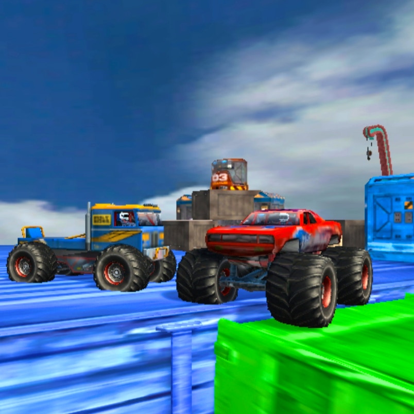 Monster Truck Stunts Sky Driving