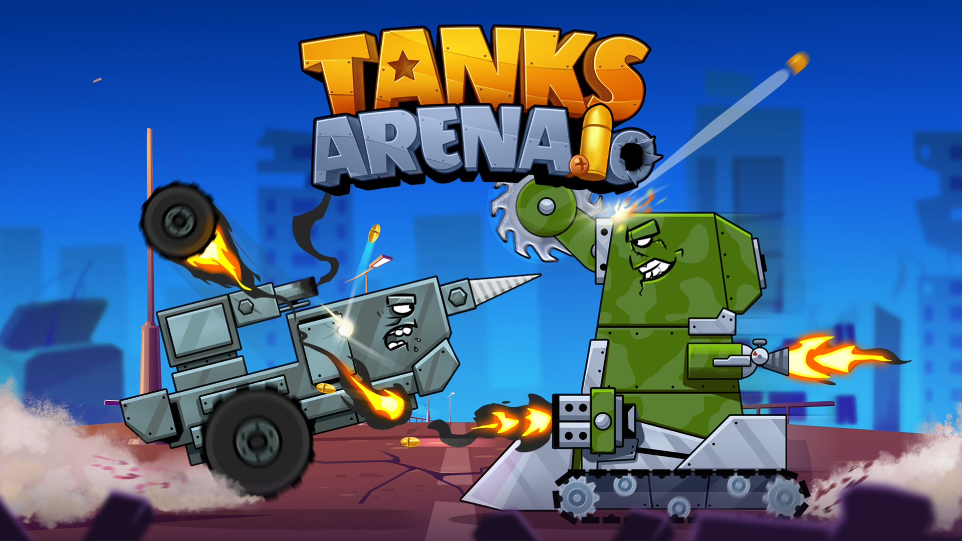 Tanks Arena io: Craft and Combat