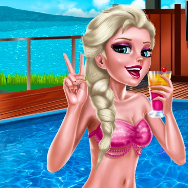 Ice Queen Pool Day