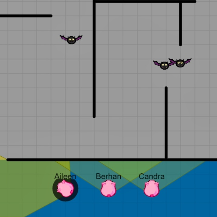 Three Lit Pigs