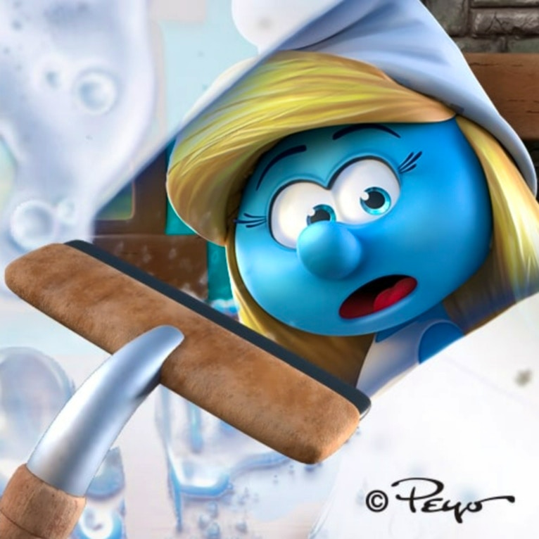 The Smurfs Village Cleaning