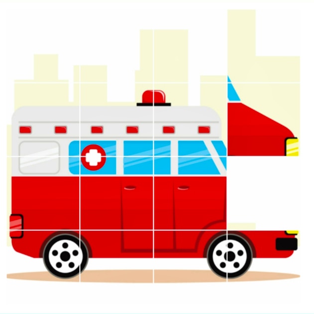Cartoon Ambulance Slide