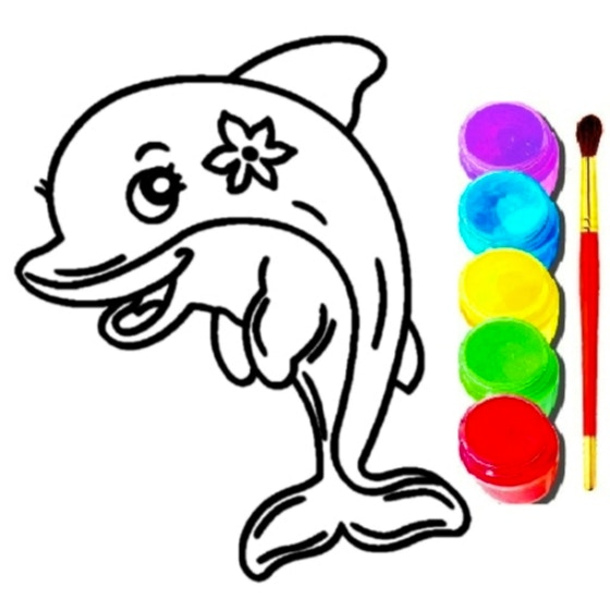 BTS Dolphin Coloring Book