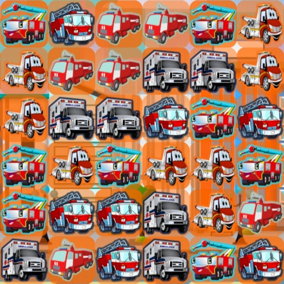 Emergency Trucks Match 3