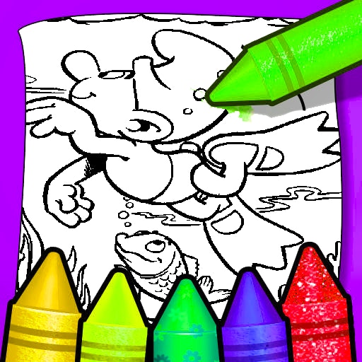 Kid Mermaids Coloring
