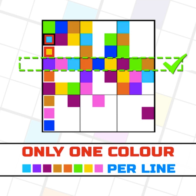 Only 1 color per line preview