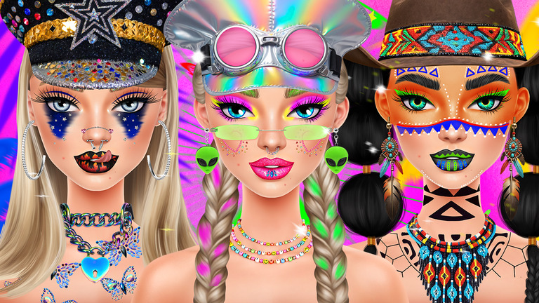 Festival Vibes Makeup preview
