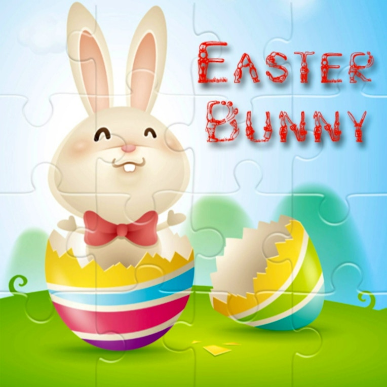 Easter Bunny Puzzle game