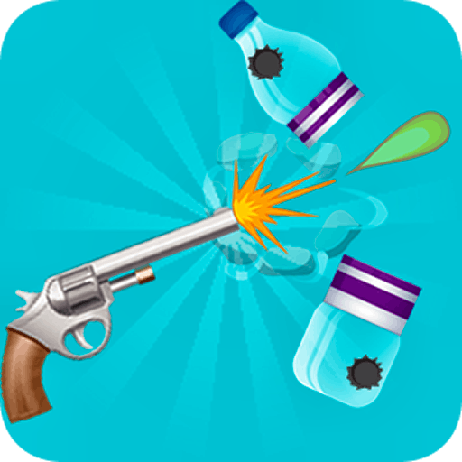 Pistol and Bottles