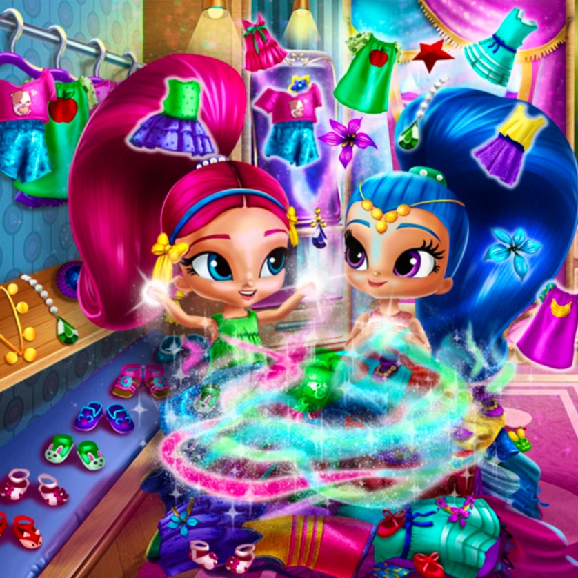 Shimmer and Shine Wardrobe Cleaning