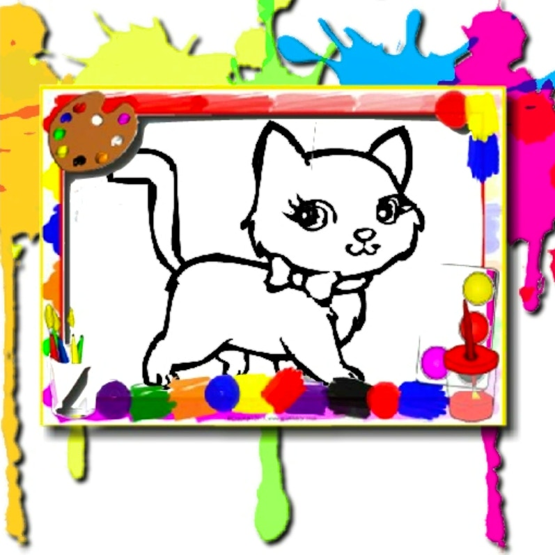 Sweet Cats Coloring Book