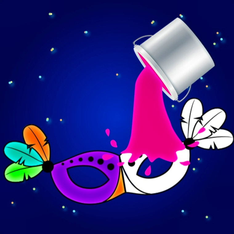 Carnival Party Mask Coloring