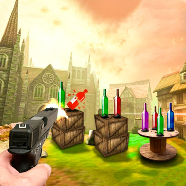 Bottle Target Shooting 3D