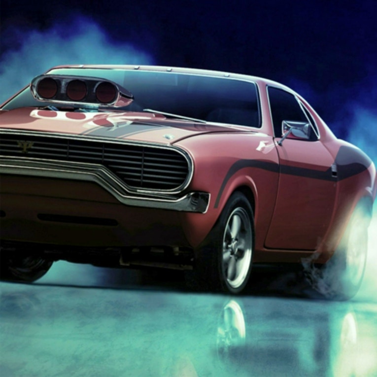 Classic Muscle Cars Jigsaw Puzzle 2