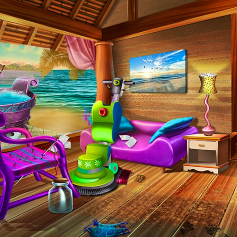 Beach House Cleaning game