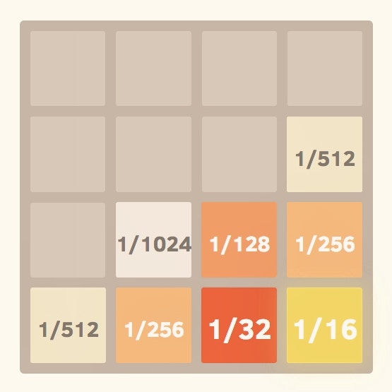 2048 with Fractions preview