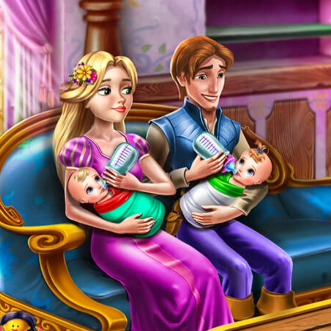 Rapunzel Twins Family Day