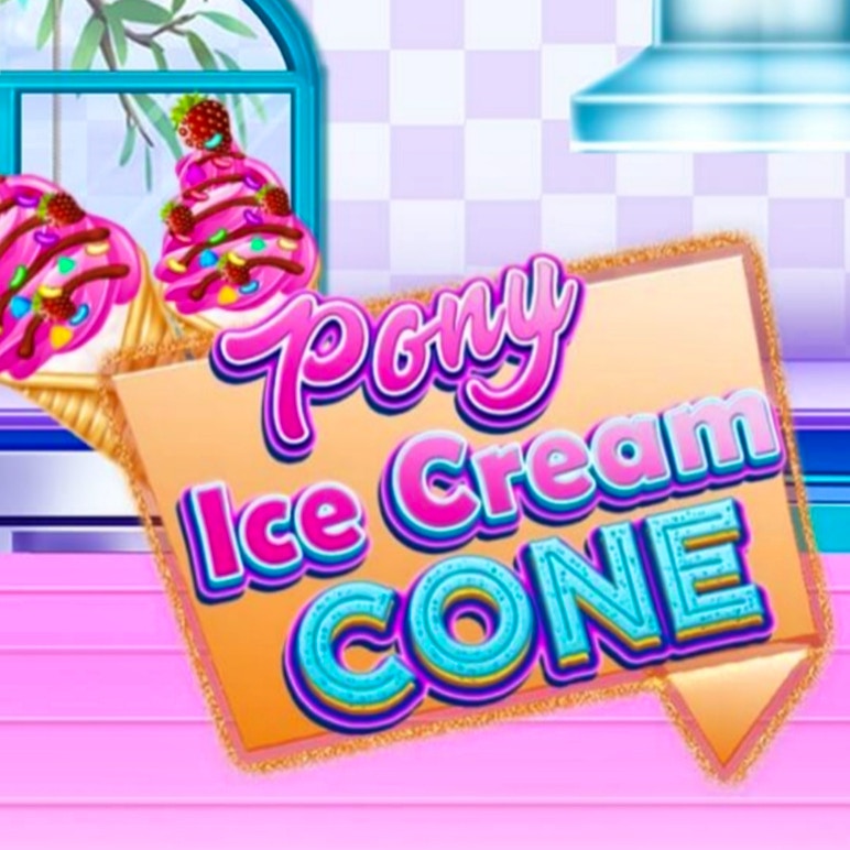 Pony Ice Cream Cone