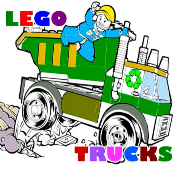 Lego Trucks Coloring