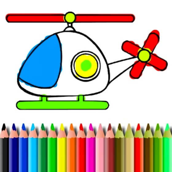 BTS Helicopter Coloring Book
