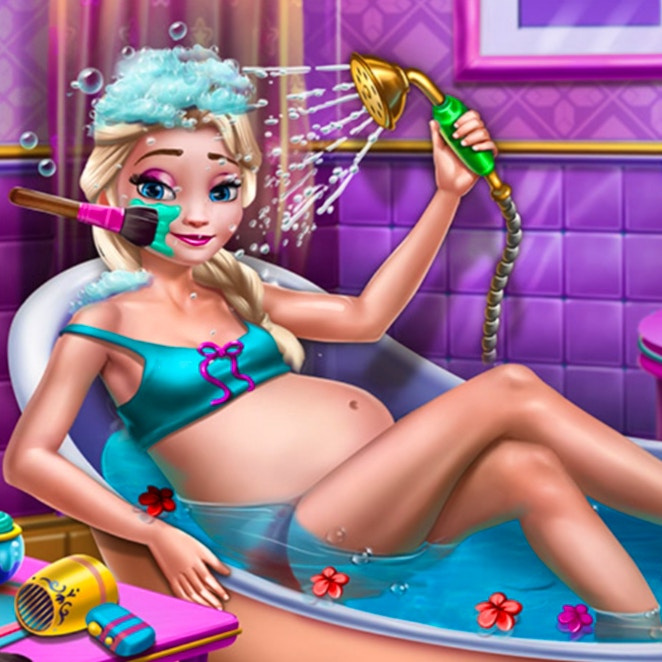 Pregnant Ice Queen Bath Care
