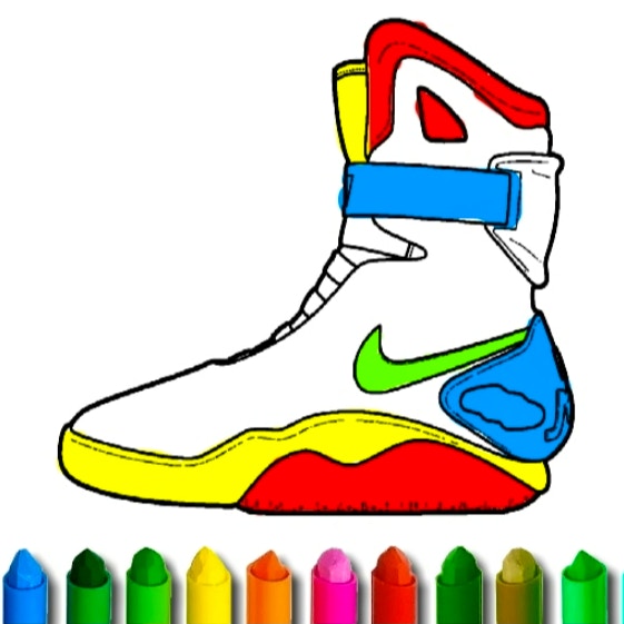 BTS Shoe Coloring Book game