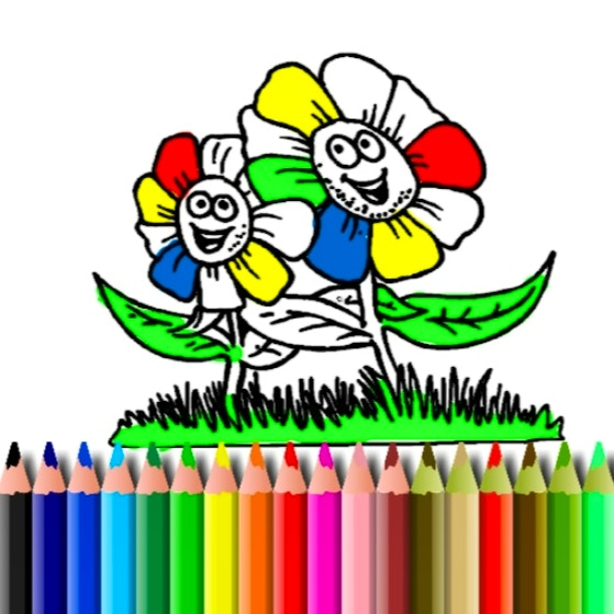 BTS Flowers Coloring Book